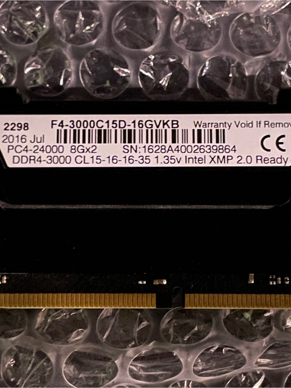 Crucial 8GB (1x8GB) DDR4-3000 Desktop Memory Kit - Black